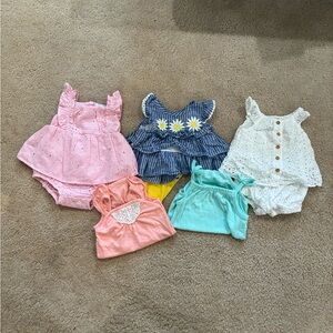 Baby girl outfit lot